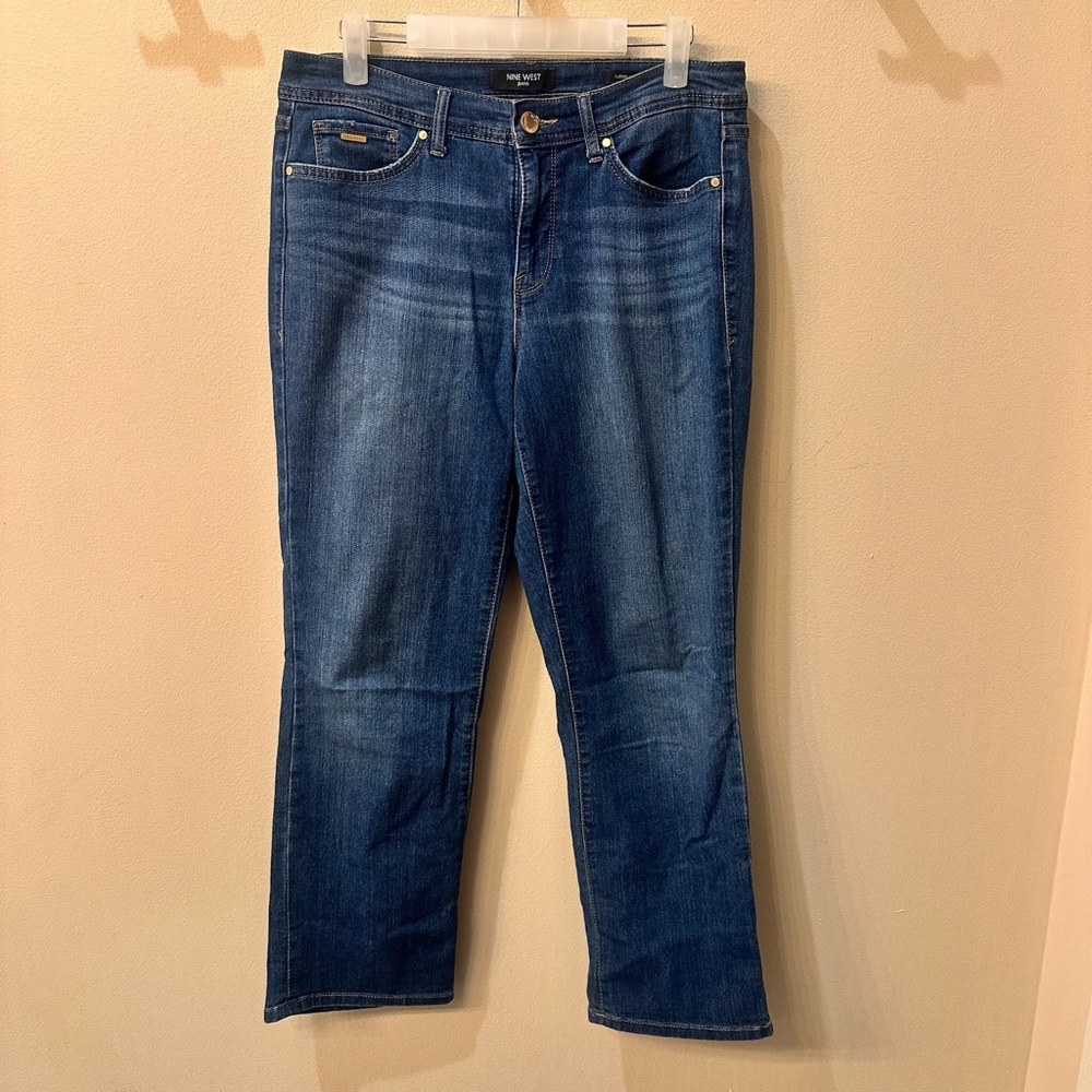 Nine West Cuffed Capris Womens Size 8